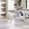 Adjustable Ironing Board – 7-Height Carbon Steel Iron Table with Heat-Resistant Cover & Iron Rest